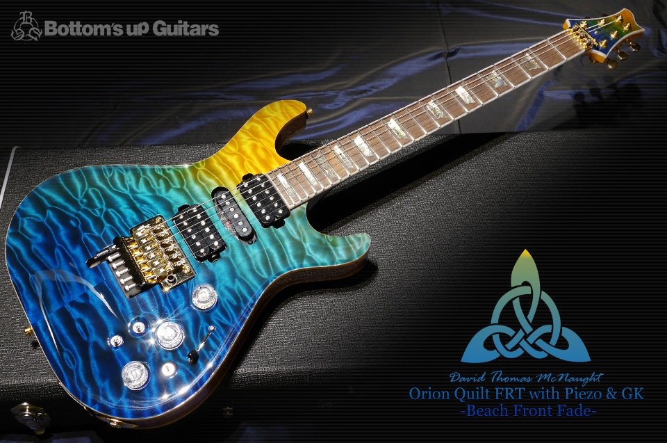 David Thomas McNaught Guitars Orion Diamond Grade Quilt BZF FRT Piezo GK