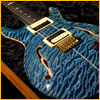 Private Stock #1620 Santana Semi-Hollow 1P Quilt Top & Back - Turquoise -