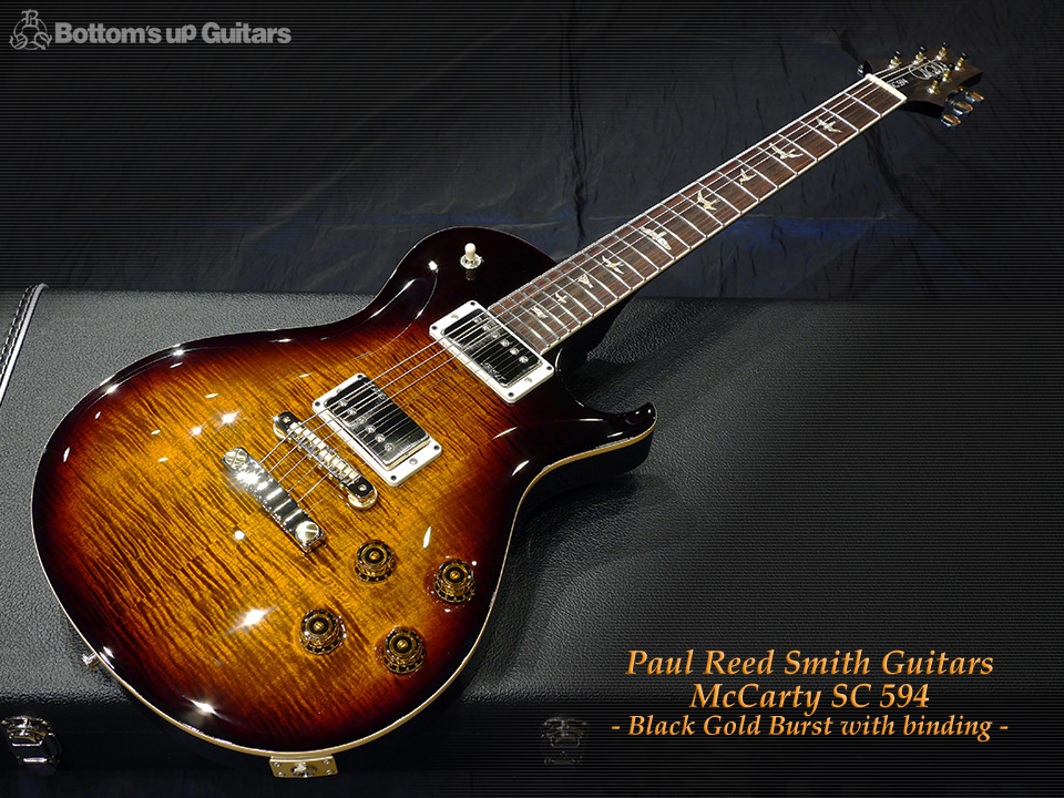 Paul Reed Smith PRS McCarty SC Singlecut 594 Black Gold Burst with Binding マッカーティ レスポール スケール Phase3 John Mayer ジョンメイヤー 58/15LT バインディング