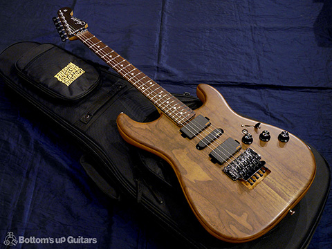 Freedom Custom Guitar Research FCGR Freedom Custom Guitar Research （FCGR）[Guitar Of The Month] ST Walnut With FRT&EMG フリーダム 深野真