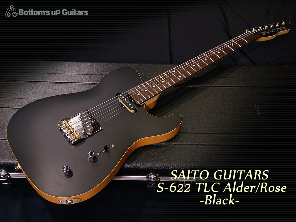 SAITO GUITARS S-622 TLC Alder/Rose - Black - 齋藤楽器工房 SAYTONE Telecaster テレキャスター テレシェイプ
