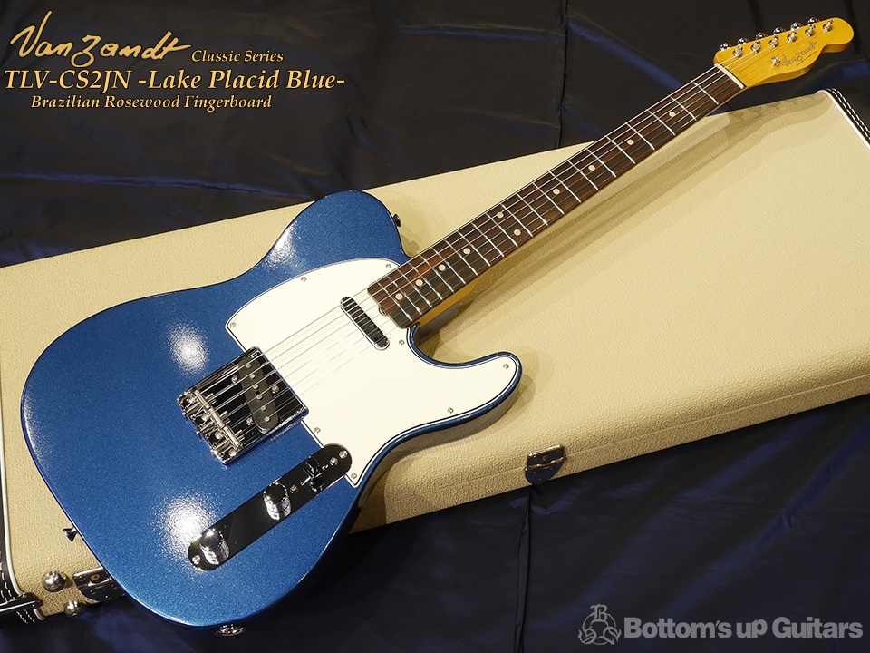 Vanzandt Guitars Classic Series TLV-CS2JN Brazilian Rosewood Fingerboard -Lake Placid Blue-