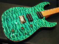  David Thomas McNaught DTM Exotic Wood Collection #9 Quilt Maple White Limba Korina Kingwood FB  Ocean Turquoise C!