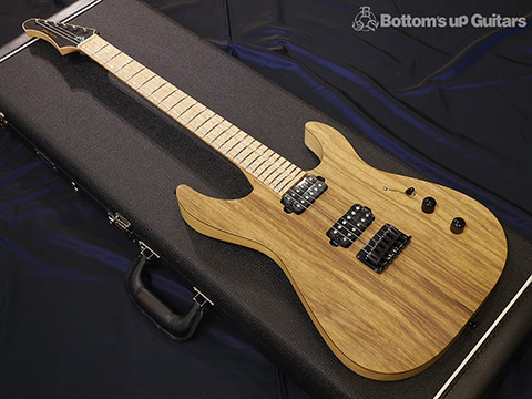 David Thomas McNaught Guitars DTM Apache Black Limba korina