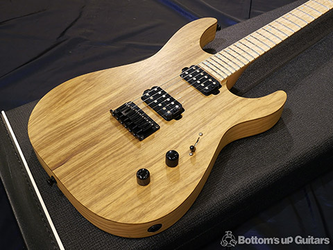 David Thomas McNaught Guitars DTM Apache Black Limba korina