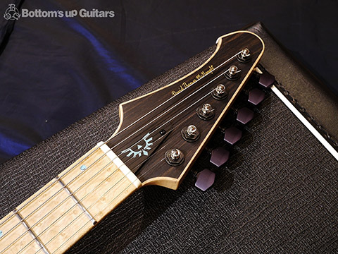 David Thomas McNaught Guitars DTM Apache Black Limba korina