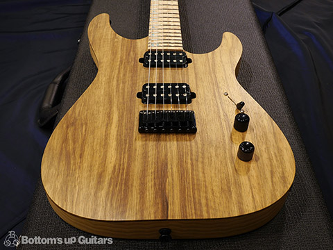 David Thomas McNaught Guitars DTM Apache Black Limba korina