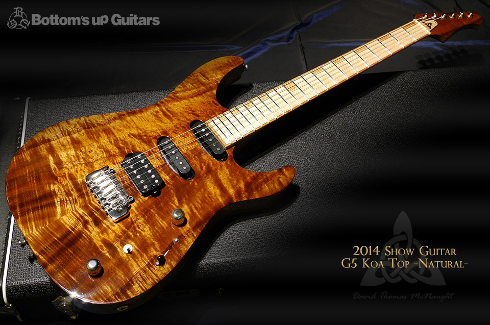 David Thomas McNaught 2014 Show Guitar G5 Koa Top -Natural-