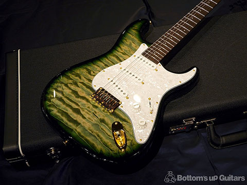 David Thomas McNaught Special One-Off Stratocaster Type Quilt -Melon Rhine-