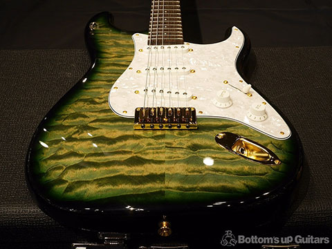 David Thomas McNaught Special One-Off Stratocaster Type Quilt -Melon Rhine-