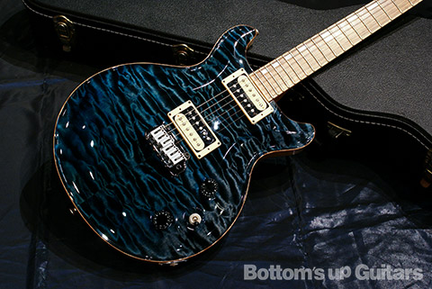 David Thomas McNaught Vintage Doublecut Korina Body "Indigo & BZF Tremolo