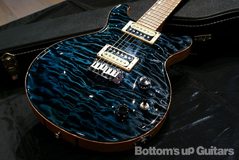 David Thomas McNaught Vintage Doublecut Korina Body "Indigo & BZF Tremolo