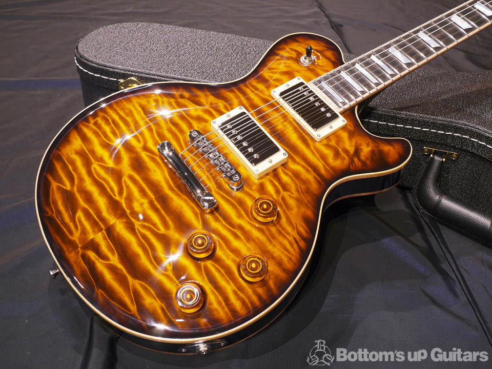 DTM McNaught Vintage Singlecut VSC Diamond Quilt Korina Ebony