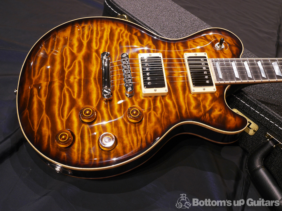 DTM McNaught Vintage Singlecut VSC Diamond Quilt Korina Ebony