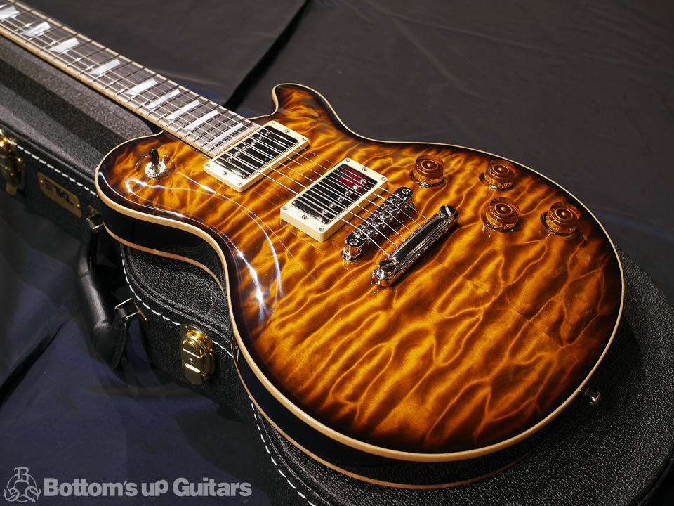 DTM McNaught Vintage Singlecut VSC Diamond Quilt Korina Ebony
