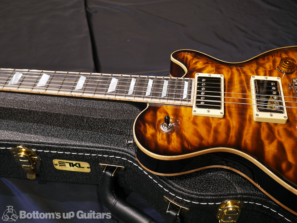 DTM McNaught Vintage Singlecut VSC Diamond Quilt Korina Ebony