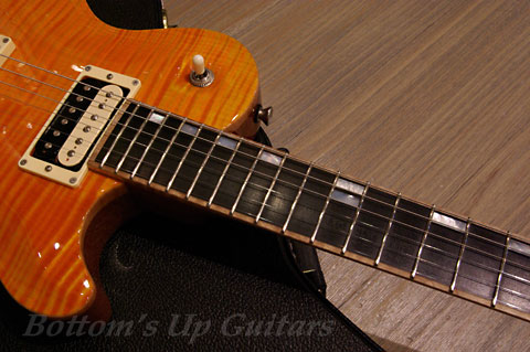 Ebony fingerboard David Thomas McNaught Vintage SingleCut "Tequila Sunrise" 