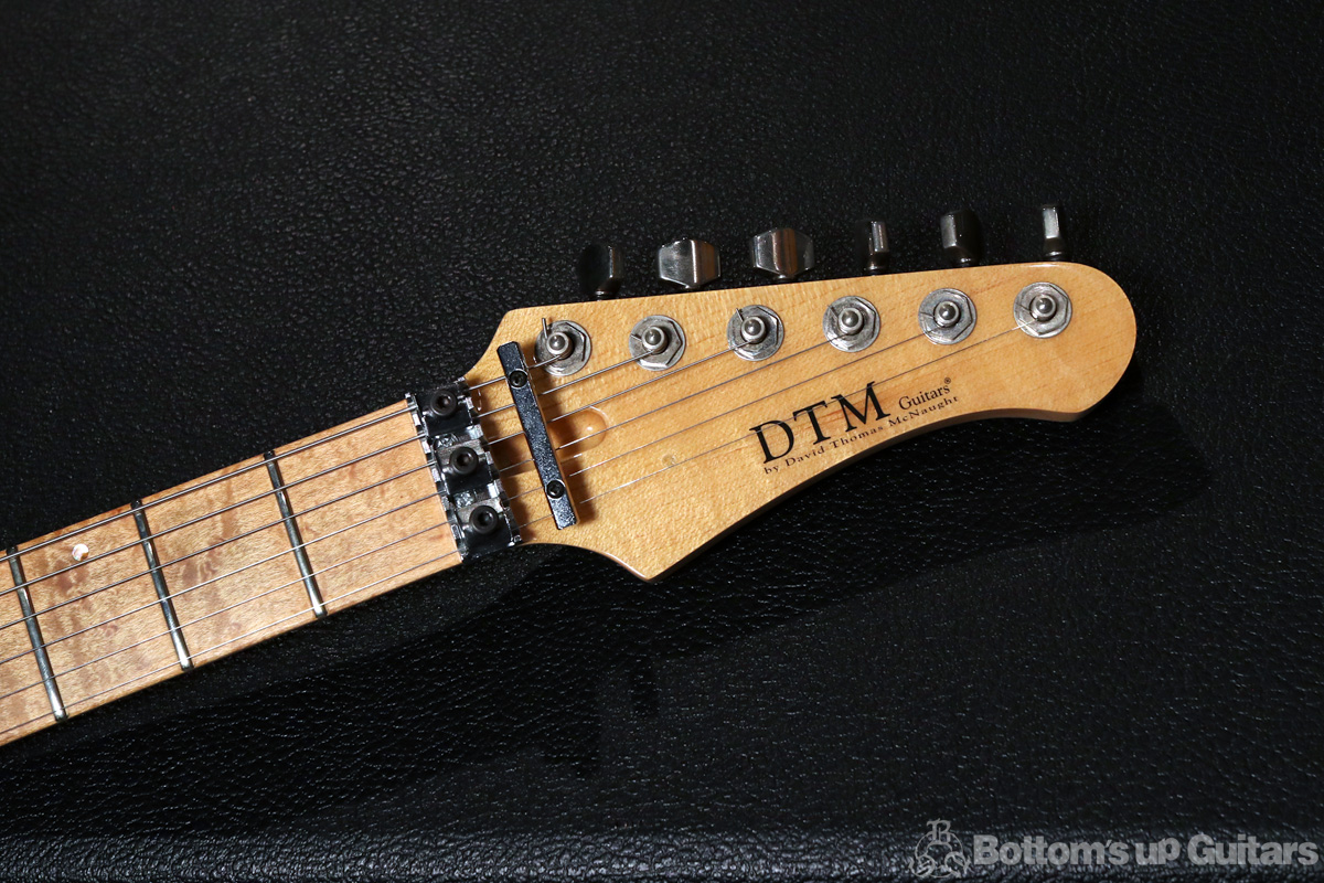 David Thomas McNaught DTM マクノウト マクノート ハンドメイド オーダーメイド ダイアモンドグレード フレイムメイプル David Thomas McNaught Guitars {BUG} 2001 G4 Diamond Flame White Limba Maple Neck&FB FRT Mod. - Hawaiian Ice -