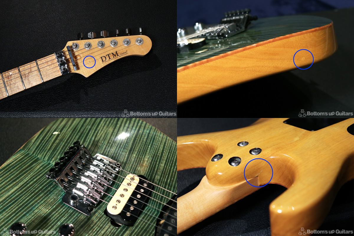 David Thomas McNaught DTM マクノウト マクノート ハンドメイド オーダーメイド ダイアモンドグレード フレイムメイプル David Thomas McNaught Guitars {BUG} 2001 G4 Diamond Flame White Limba Maple Neck&FB FRT Mod. - Hawaiian Ice -