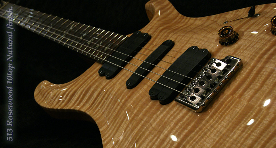 ポールリードスミス 513 Rosewood - Natural - 10TOP -  / ボトムズアップギターズ PRS New Guitar Photo Page