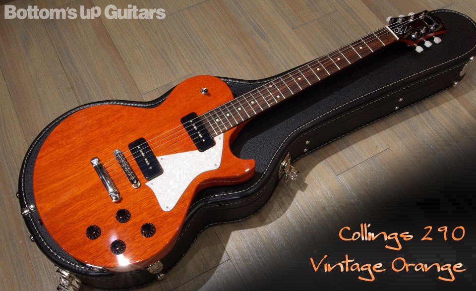 Collings 290 - Vintage Orange with Pealoid Pick Guard - Jason Lollar P90 P.U.