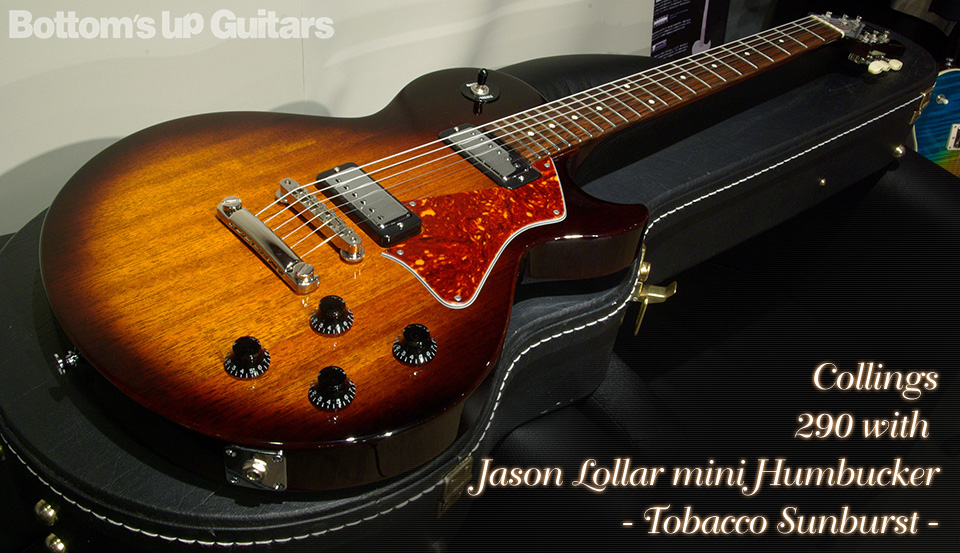 Collings 290 with Jason Lollar mini Humbucker - Tobacco Sunburst -