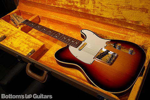 Fender Customshop 1960 Custom Telecaster - Three tone Sunburst - Birds eye & Flame maple Neck !!