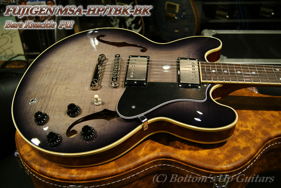 FUJIGEN MSA-HP/TBK-BK 「Bare Knuckle」PU搭載モデル! Bottom's Up Guitarsカスタムオーダー