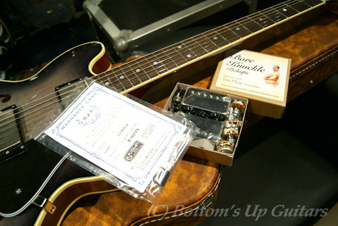 FUJIGEN MSA-HP/TBK-BK 「Bare Knuckle」PU搭載モデル! Bottom's Up Guitarsカスタムオーダー