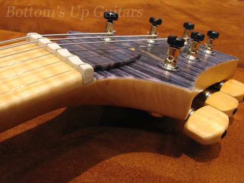 PurpleMist Stained Headstock