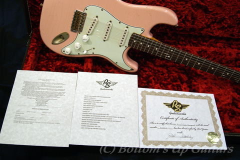 RS Guitar Works "Old Friend" series Contour Greenguard Aged Shell Pink over 3 Tone Sunburst 3TS