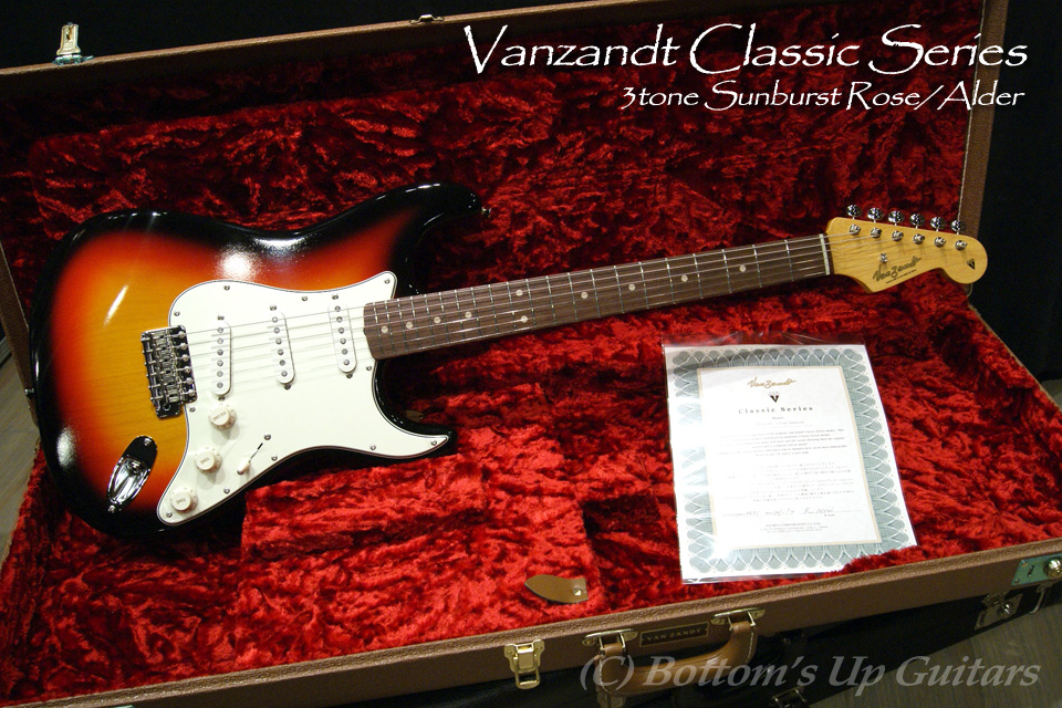 Vanzandt Classic Series【20本限定生産】 - 3tone Sunburst - Rose/Alder 【当店代表選定品!!】