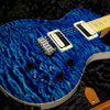 Private Stock #1395 Singlecut PIEZO Trem  - Ocean Turquoise Quilt with White Blonde Ash back -