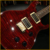 Private Stock Custom24 -Black!!Brazilian Rosewood Neck - Raspberry - 