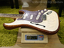 IHush Guitars STRATO EAGLE-Peal White top / Tobacco Brown back-