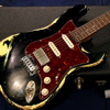 Shabat Guitars  Lynx Custom RoseFB SSH by Lollar Black MH over VWH Heavy Aged シリアル004!