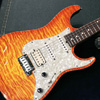 Suhr {BUG} JST Standard Quilt Chambered - Trans Amber Burst -