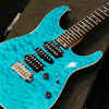 T's Guitars DST-Pro24 Quilt,ティーズギターズ,特注品,オーダー品,コンポーネント,DST-pro,DST-Pro24,Dst-pro 22,ルミンレイ,エボニー,ジェスカー,ゴトーガット,,メイプルネック,,DSTPRO,dinky strato,ティーズ,Gotoh Wilkinson VG300,{BUG},