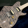 T's Guitars Vena22 2019 5A Maple Top - Trans Black Denim -