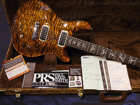 PRS 2014 Paul's Guitar Dirty Artist Grade Quilt / Bazilian Rosewood Fingerboard -Black Gold-