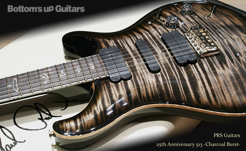 PRS 25th Anniversary 513 - Charcoal Burst -