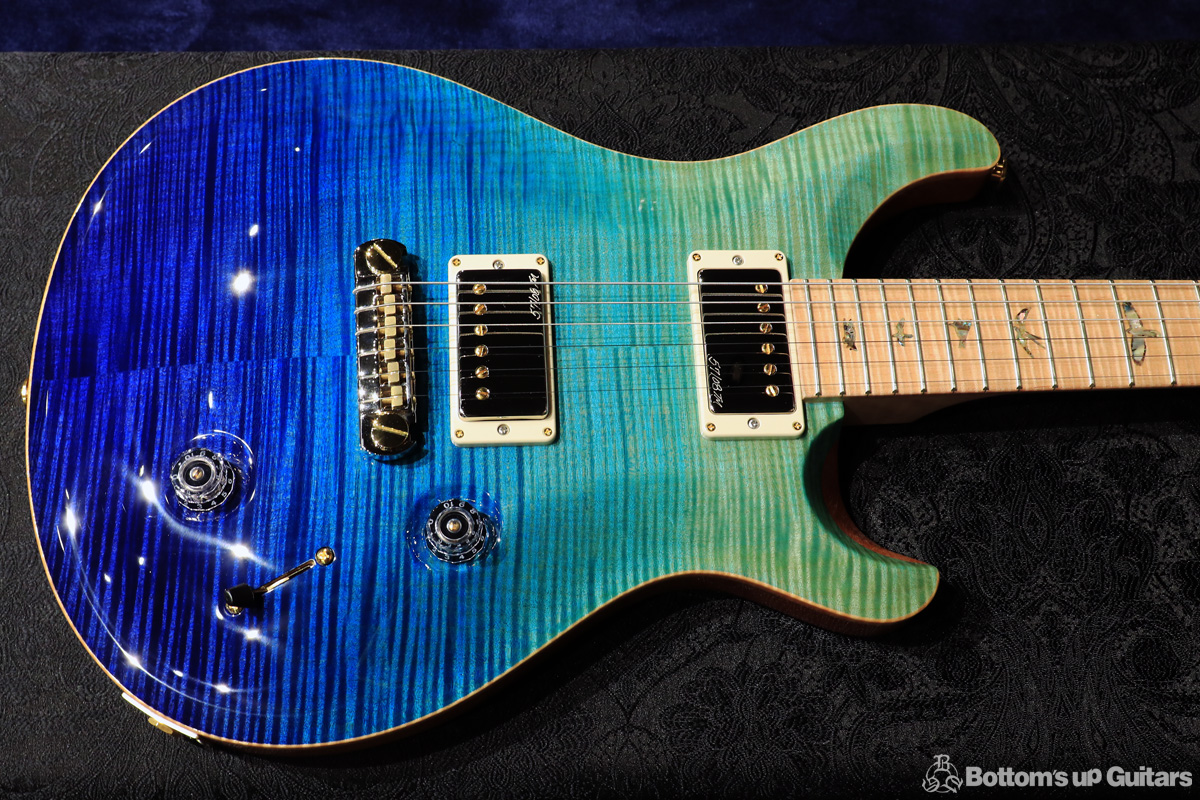 PRS 2017 Custom22STP Artist Package Figured Maple Neck ＆ FB - Blue Fade -