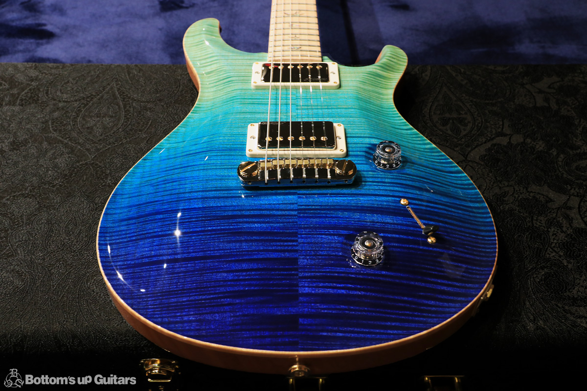 PRS 2017 Custom22STP Artist Package Figured Maple Neck ＆ FB - Blue Fade -