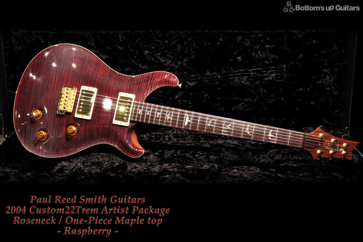 PRS 2004 Custom22Trem Rose Neck Artist Package ワンピースメイプルトップ