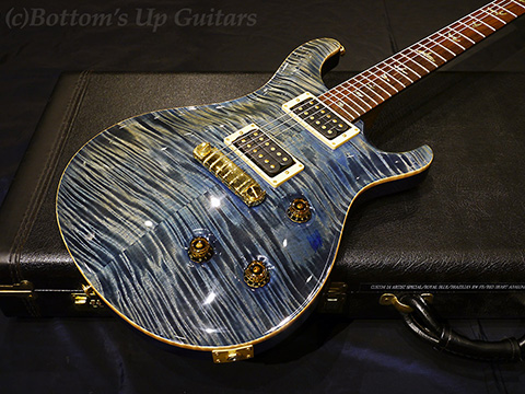 PRS 2005 Japan Limited Custom24 Artist Special STP Bazilian Rosewood Neck -Royal Blue with Binding-