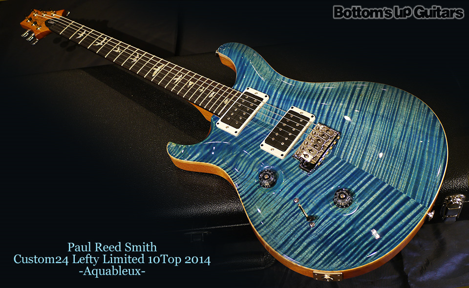 Prs Custom24 Lefty Limited 14 10top Aquableux フォト