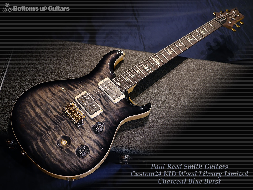 PRS 2016 Custom24 KID Wood Library Limited Korina - Charcoal Blue ...