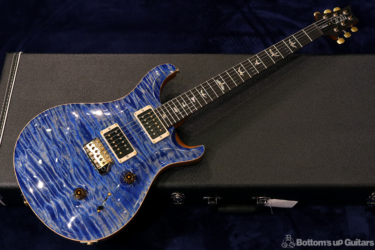 Paul Reed Smith(PRS)  {BUG} Custom24 10Topワンピースキルト Ebony FB FBJ! 【商談会セレクト & スペシャルオーダー品!】