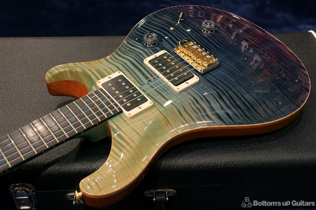 Paul Reed Smith(PRS) {BUG} Custom24 vividstone - bird Limited Edition - Blue Fade - 【特注限定生産モデル!】