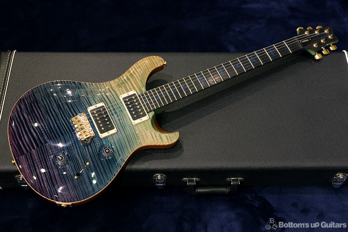 Paul Reed Smith(PRS) {BUG} Custom24 vividstone - bird Limited Edition - Blue Fade - 【特注限定生産モデル!】